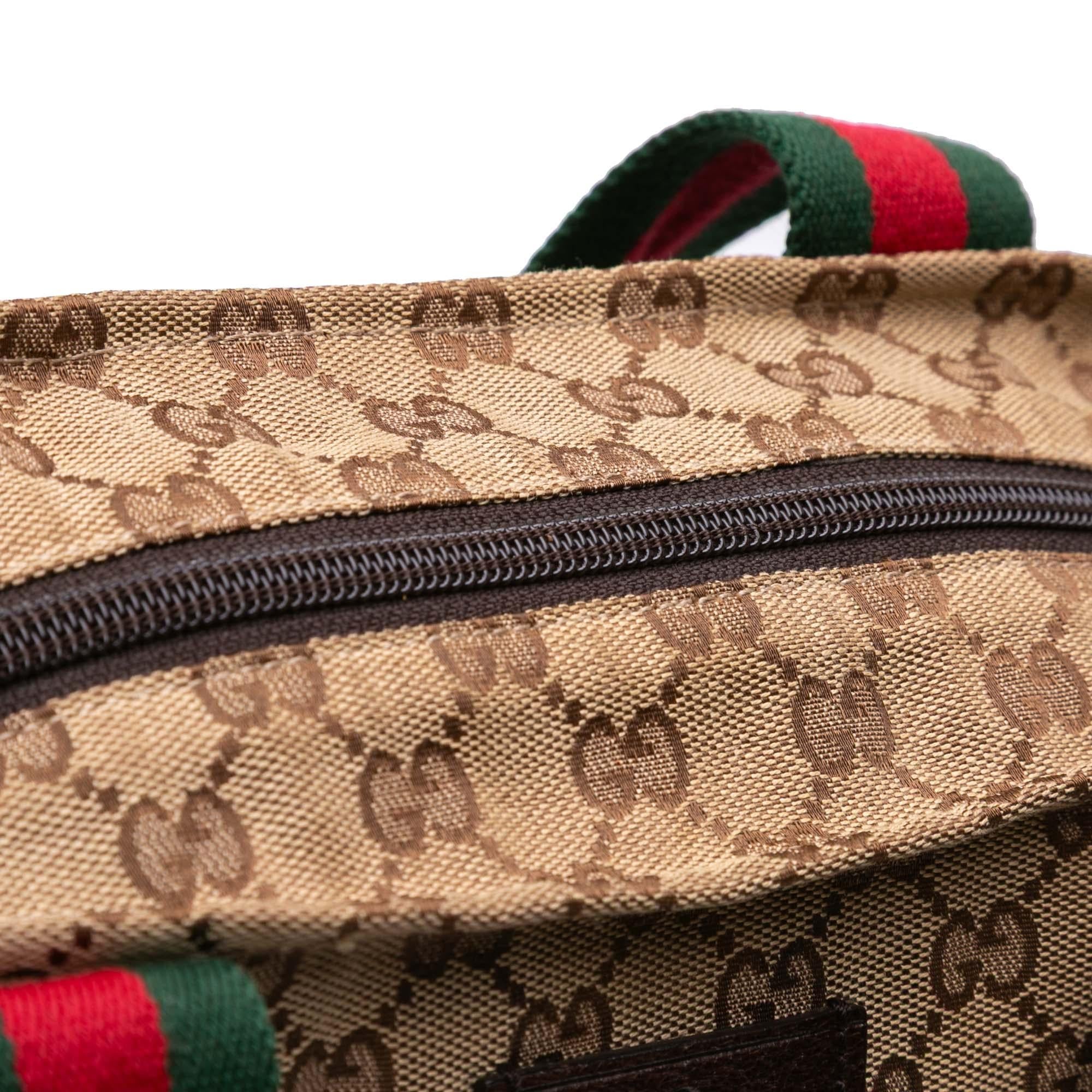 Gucci GG Canvas Web Tote