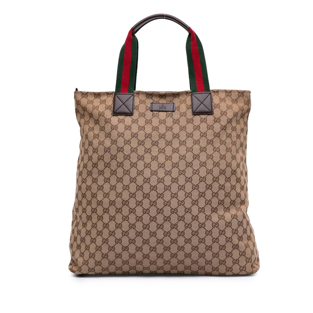 Gucci GG Canvas Web Tote