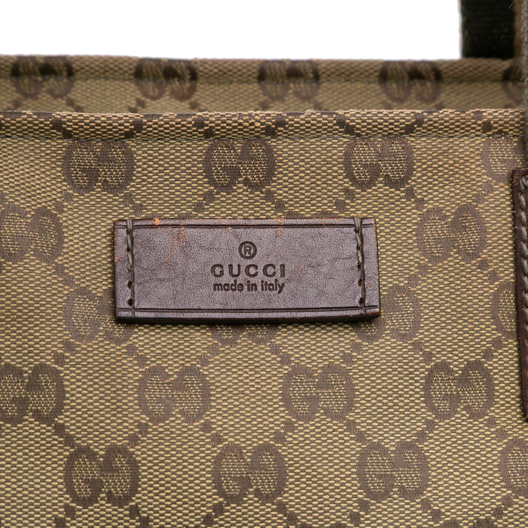 Gucci GG Canvas Web Tote