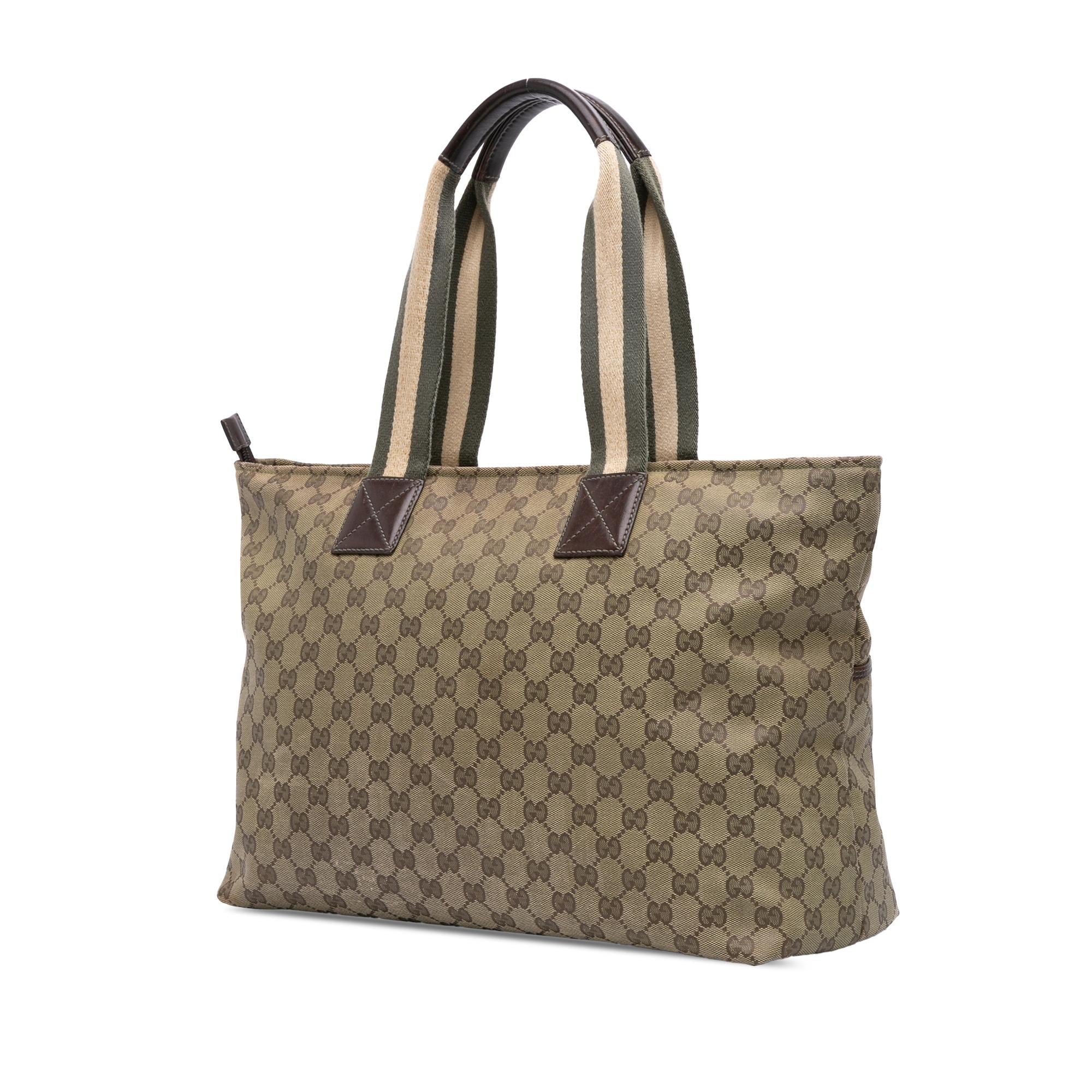 Gucci GG Canvas Web Tote