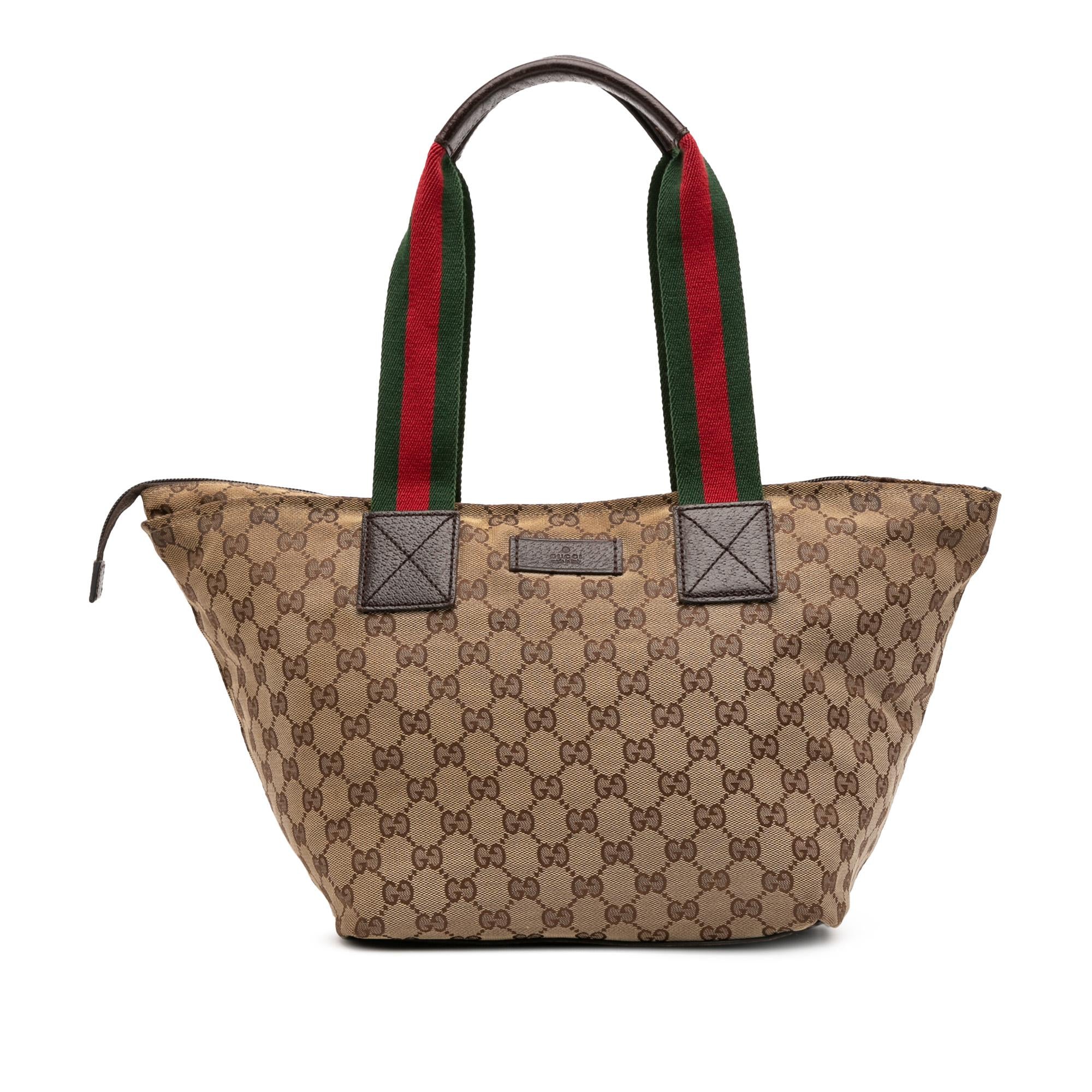 Gucci GG Canvas Web Tote