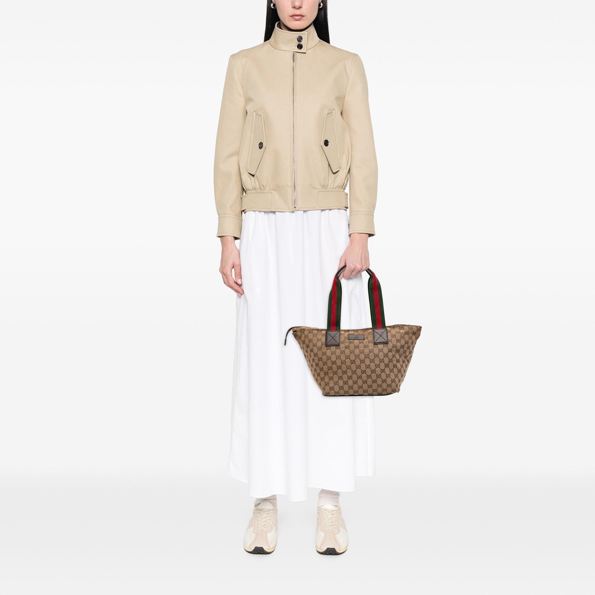 Gucci GG Canvas Web Tote