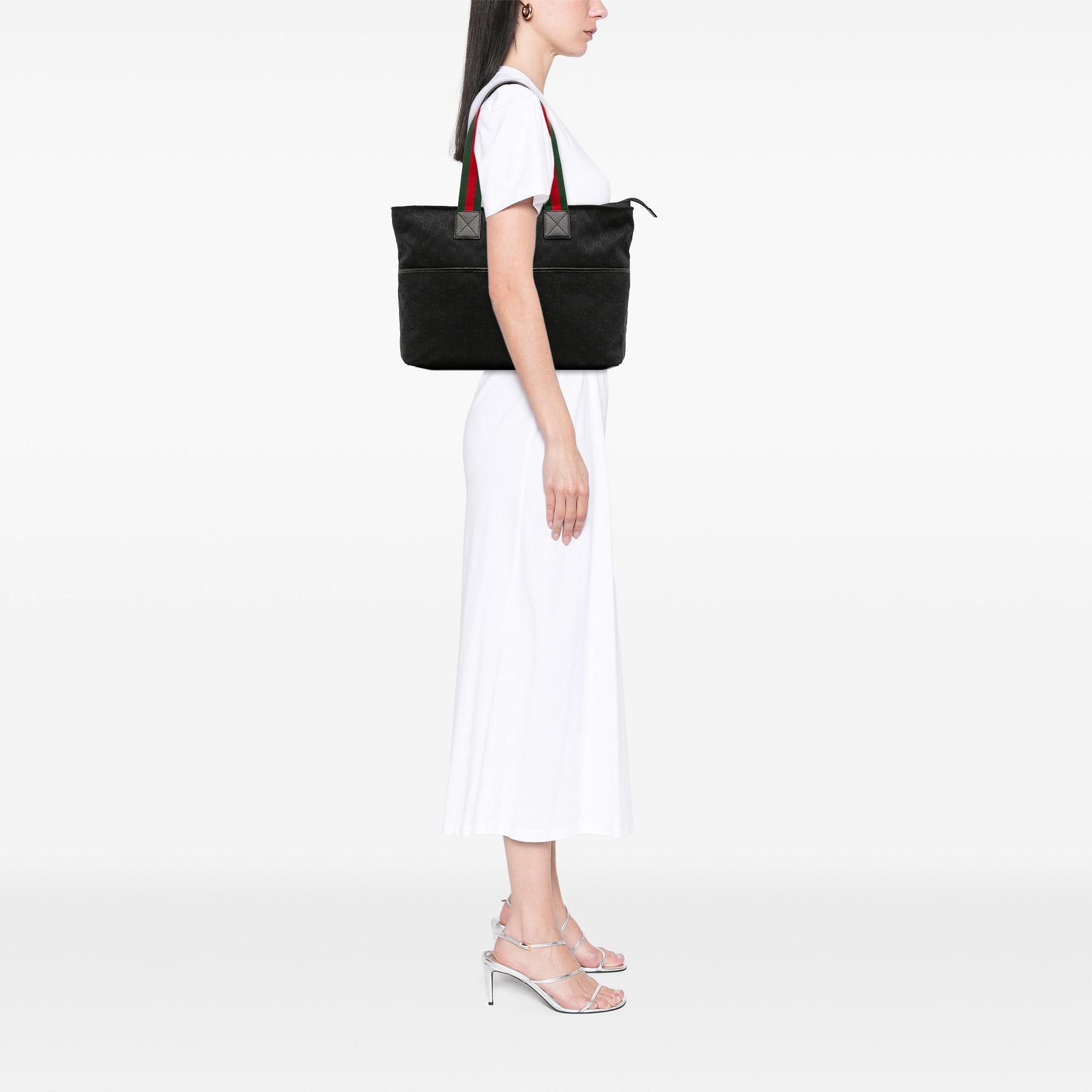 Gucci GG Canvas Web Tote