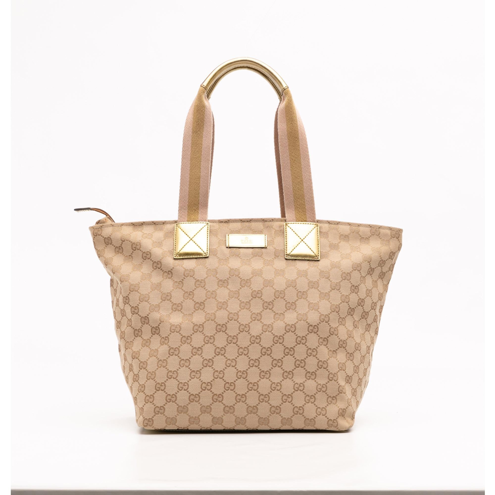 Gucci GG Canvas Web Tote