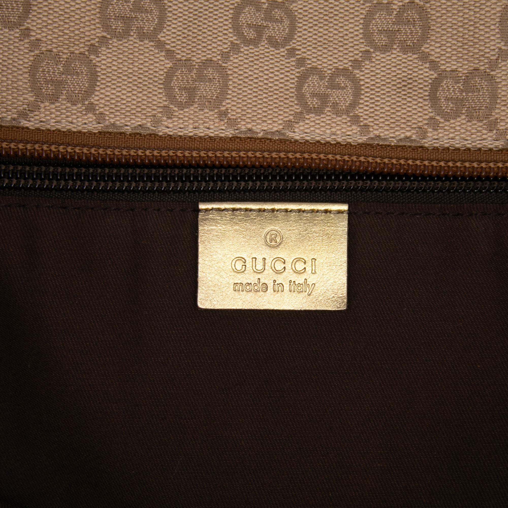 Gucci GG Canvas Web Tote
