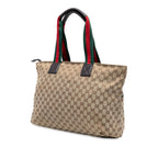 Gucci GG Canvas Web Tote