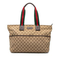 Gucci GG Canvas Web Tote