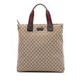 Gucci GG Canvas Web Tote