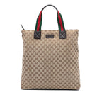 Gucci GG Canvas Web Tote