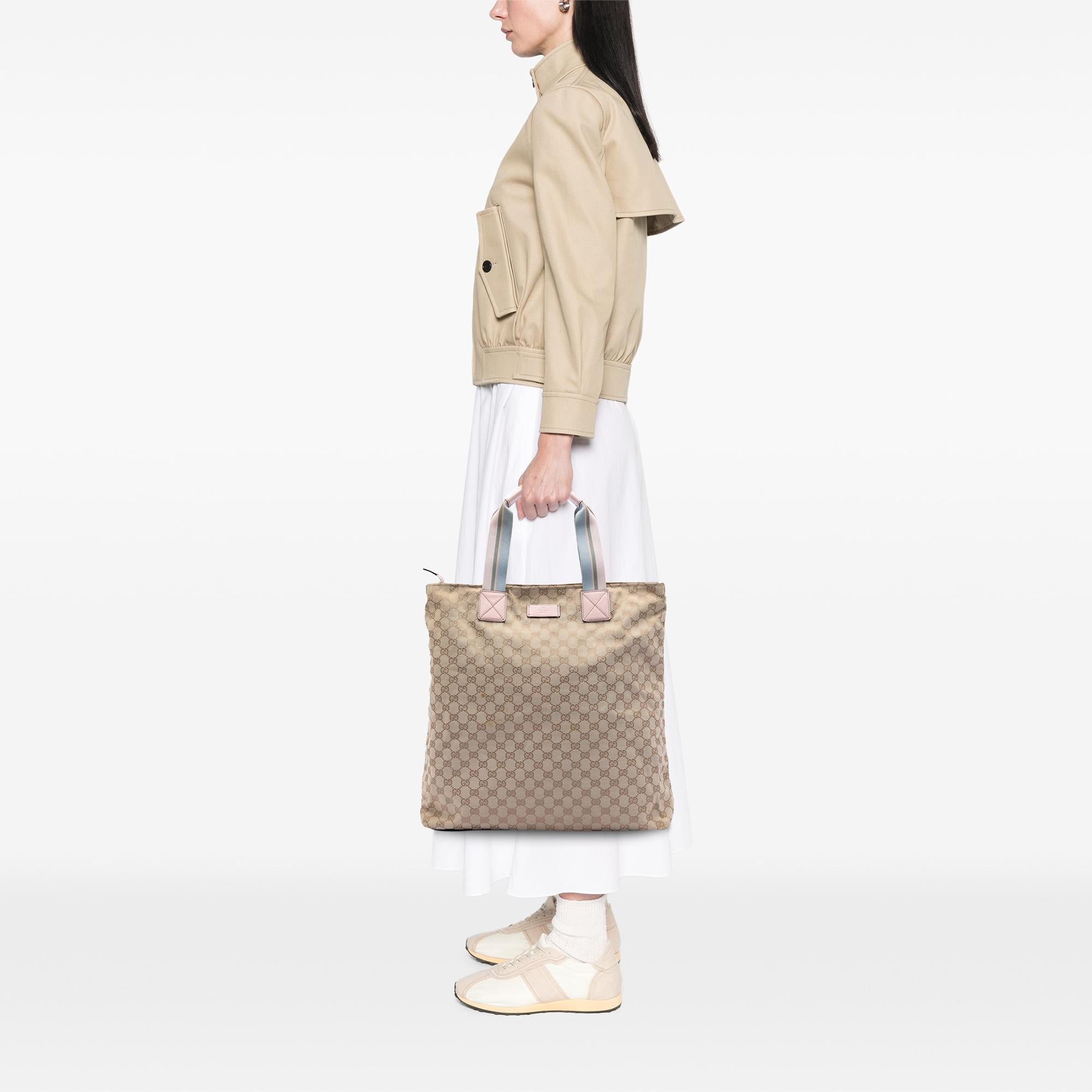 Gucci GG Canvas Web Tote