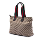 Gucci GG Canvas Web Tote