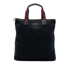 Gucci GG Canvas Web Tote