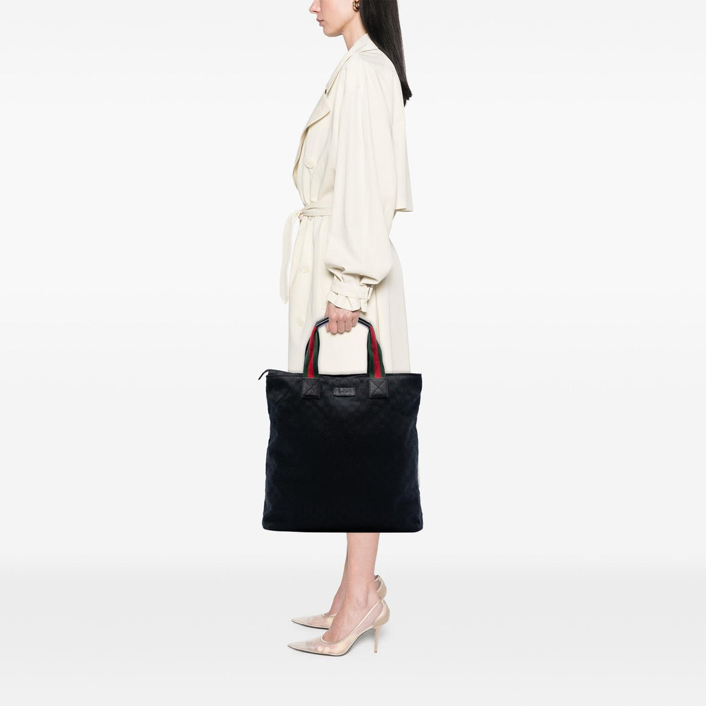 Gucci GG Canvas Web Tote
