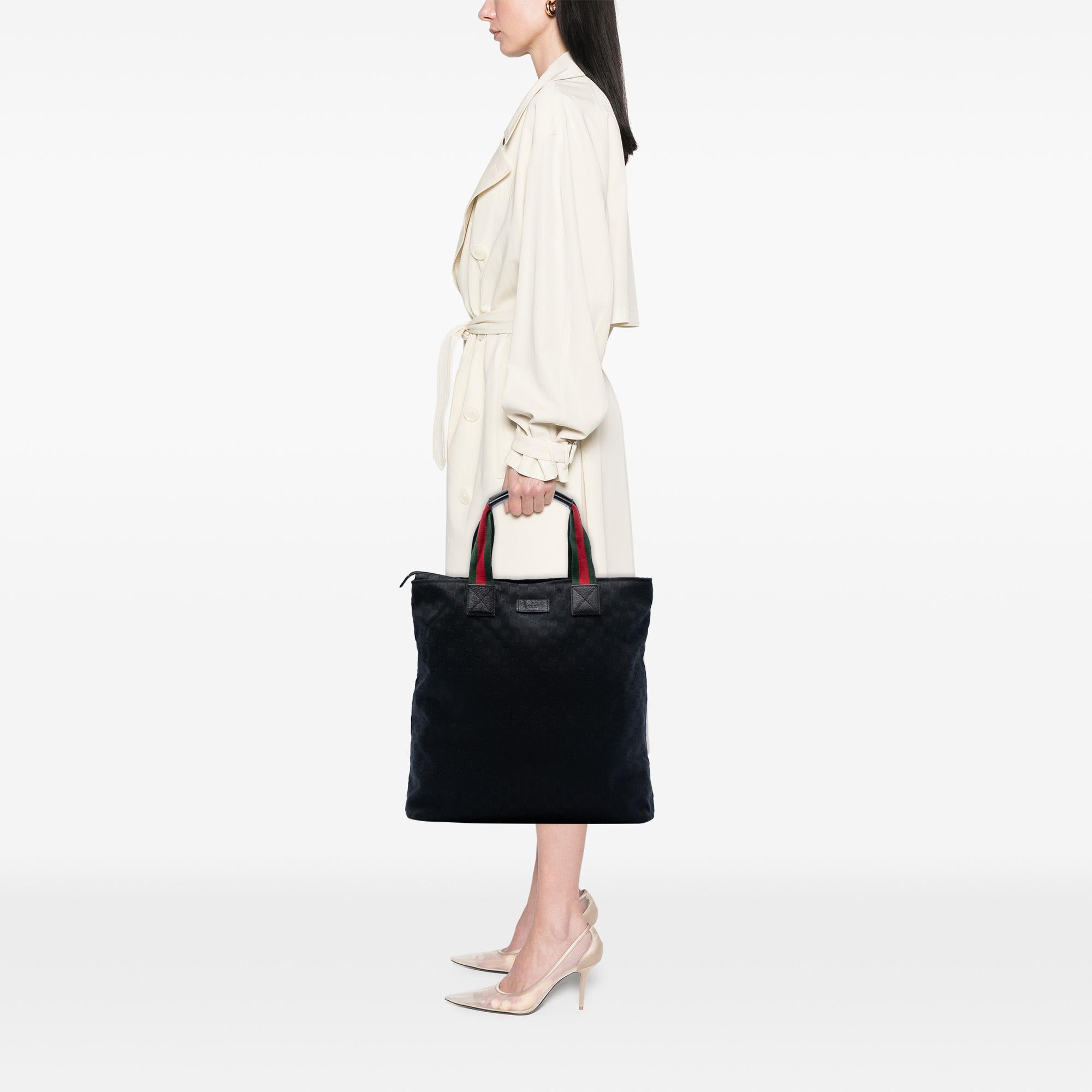 Gucci GG Canvas Web Tote