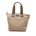 Gucci GG Canvas Web Tote