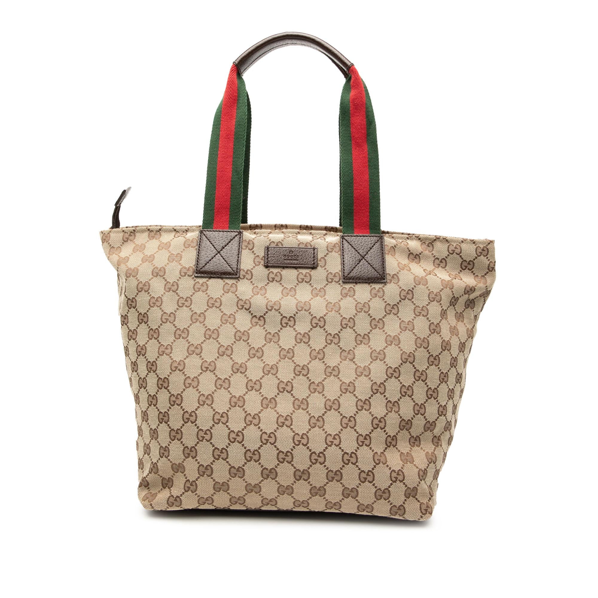 Gucci GG Canvas Web Tote