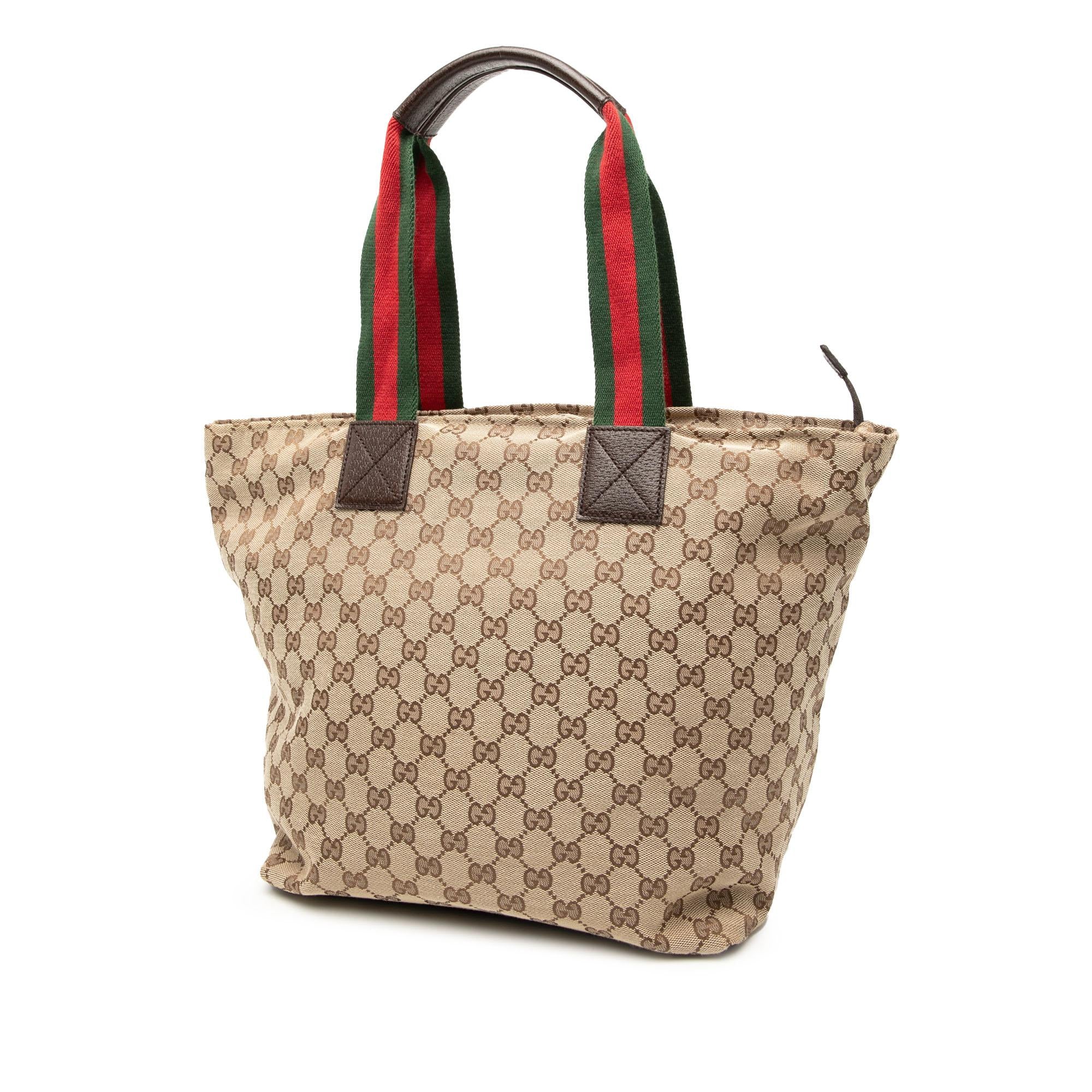 Gucci GG Canvas Web Tote