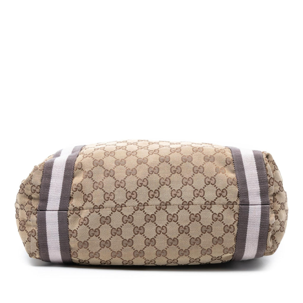 Gucci GG Canvas Web Tote