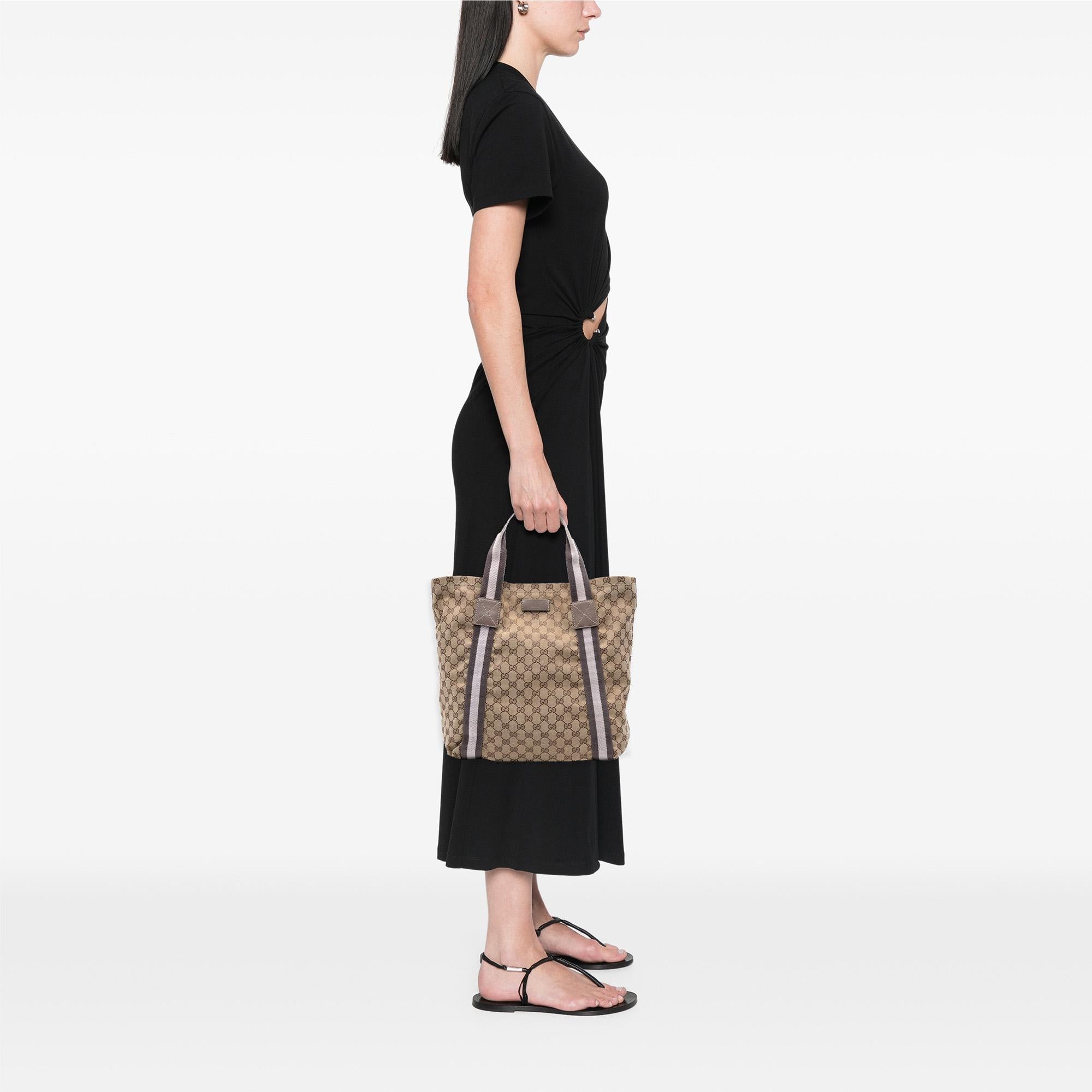 Gucci GG Canvas Web Tote