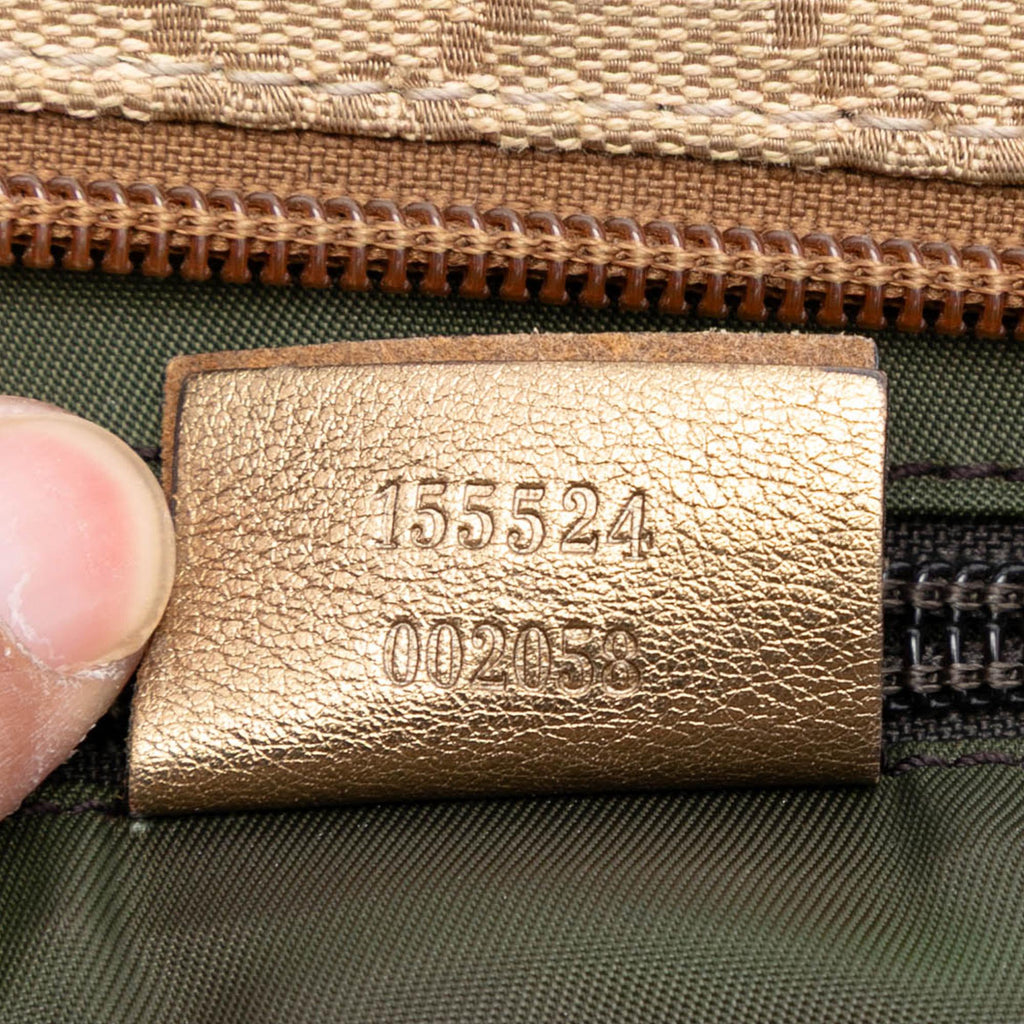 Gucci GG Canvas Web Tote