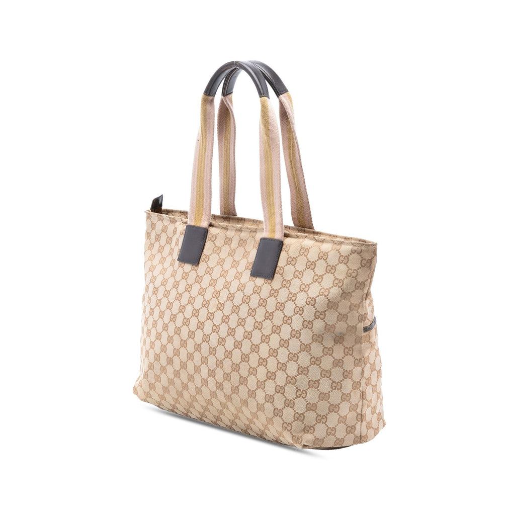Gucci GG Canvas Web Tote