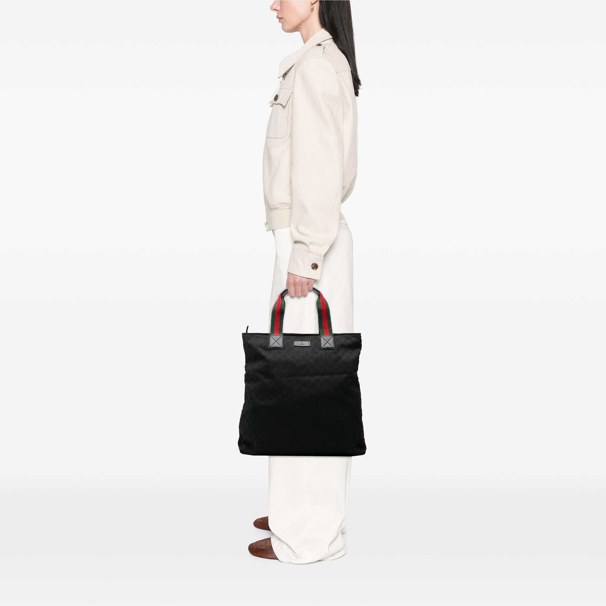 Gucci GG Canvas Web Tote