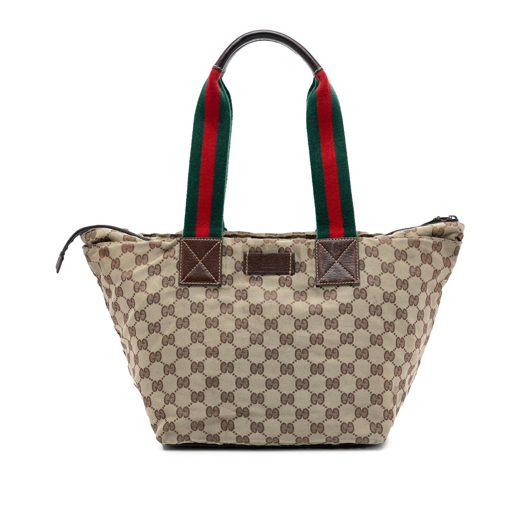 Gucci GG Canvas Web Tote