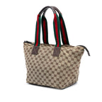 Gucci GG Canvas Web Tote