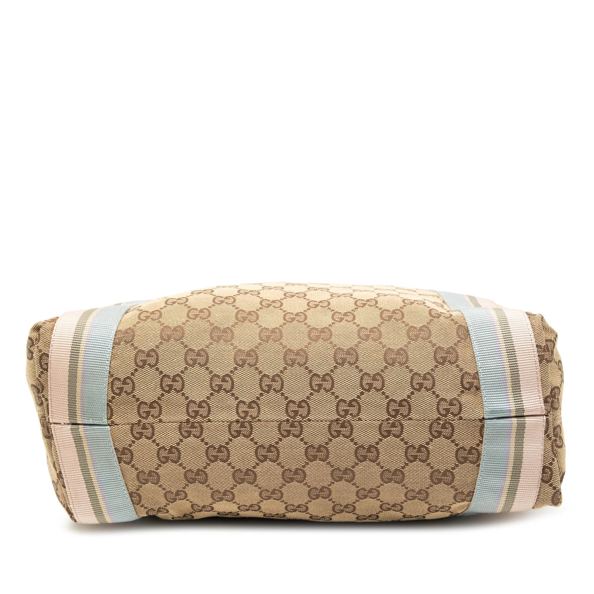 Gucci GG Canvas Web Tote