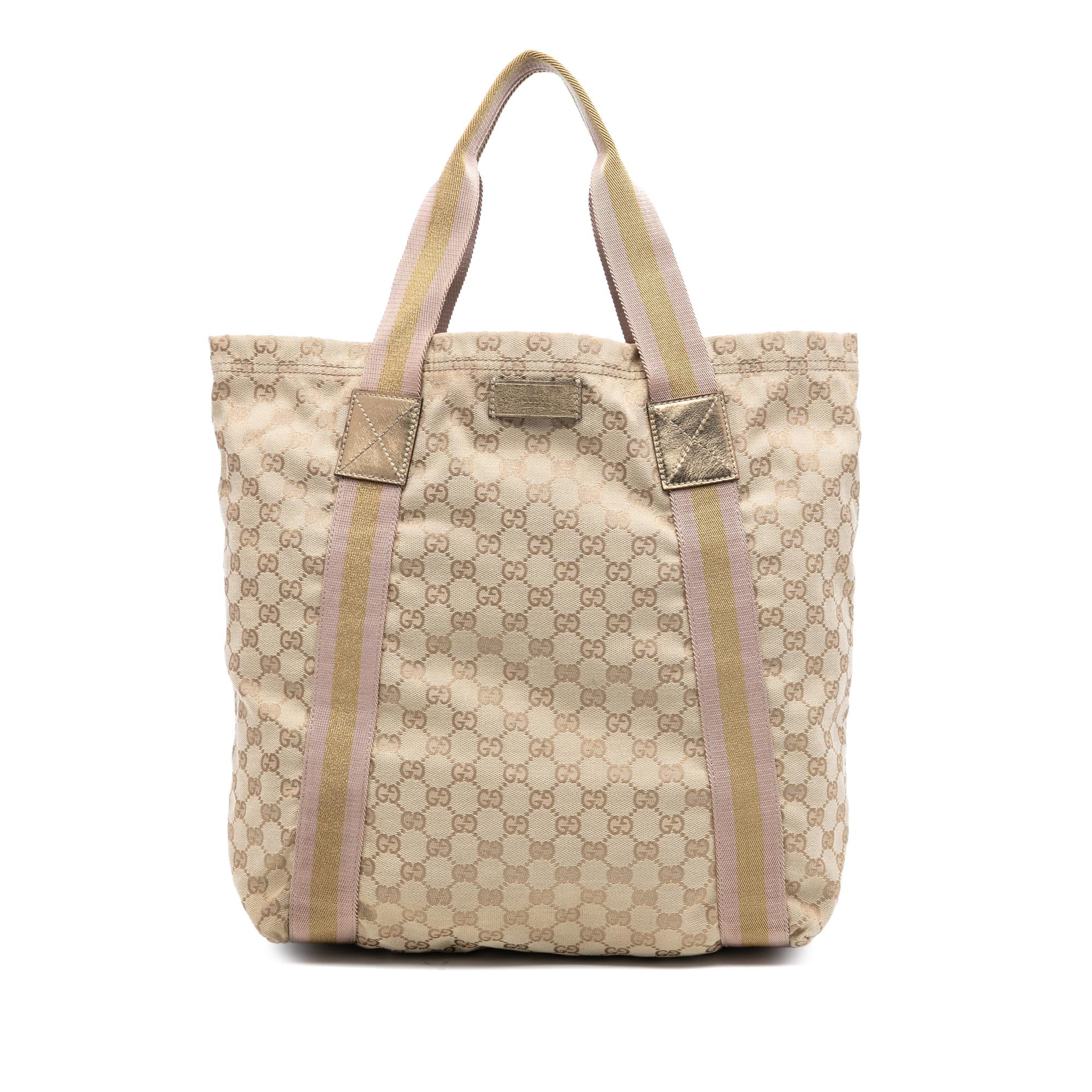 Gucci GG Canvas Web Tote
