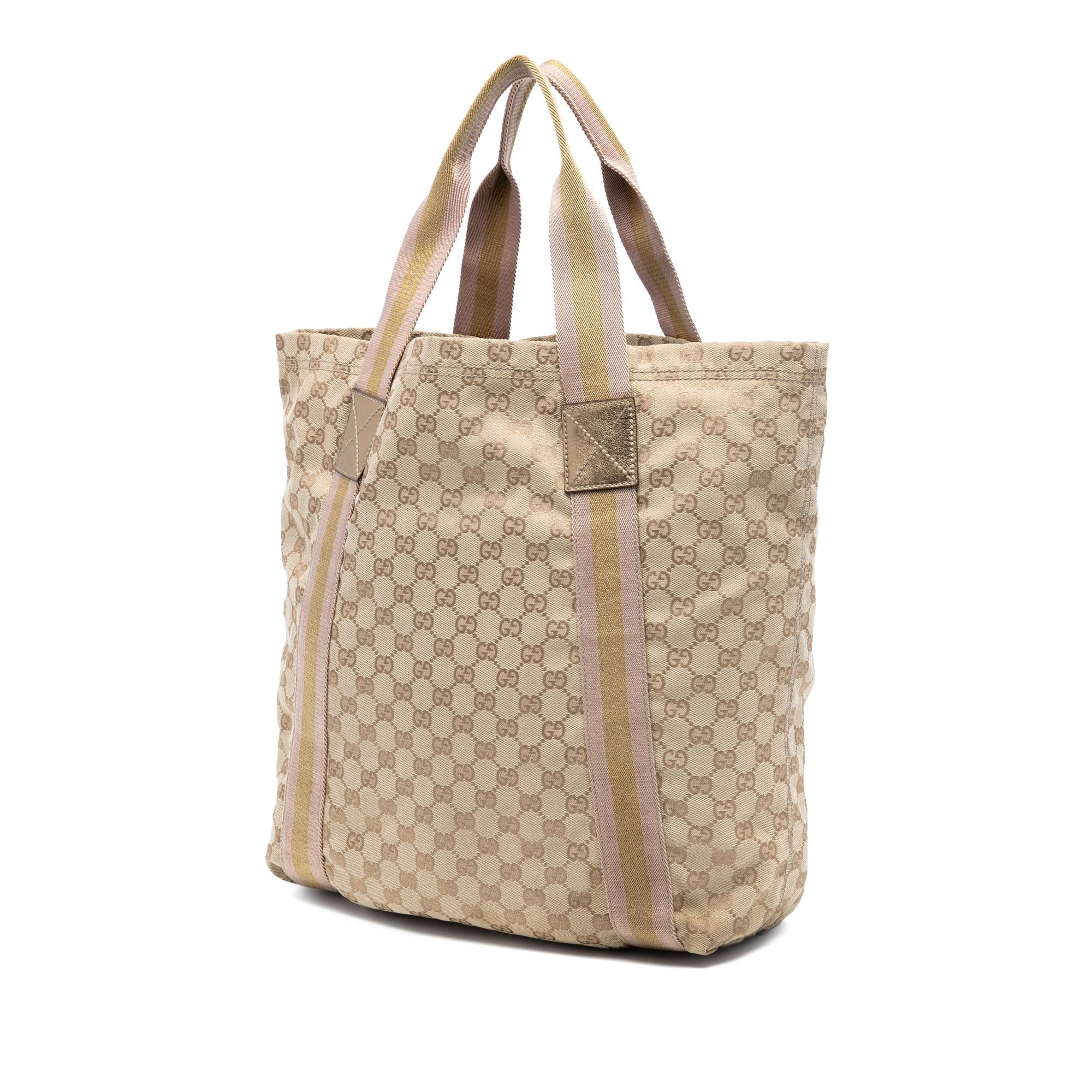 Gucci GG Canvas Web Tote