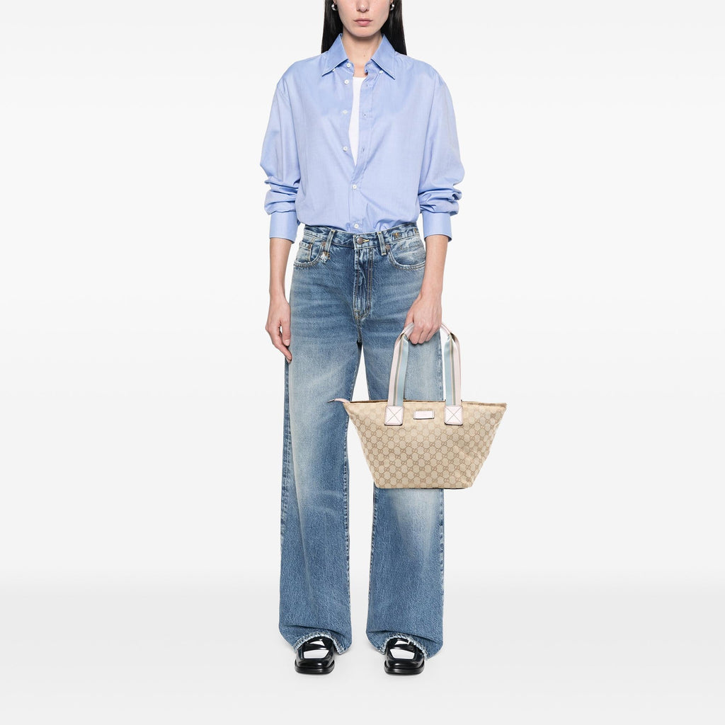 Gucci GG Canvas Web Tote