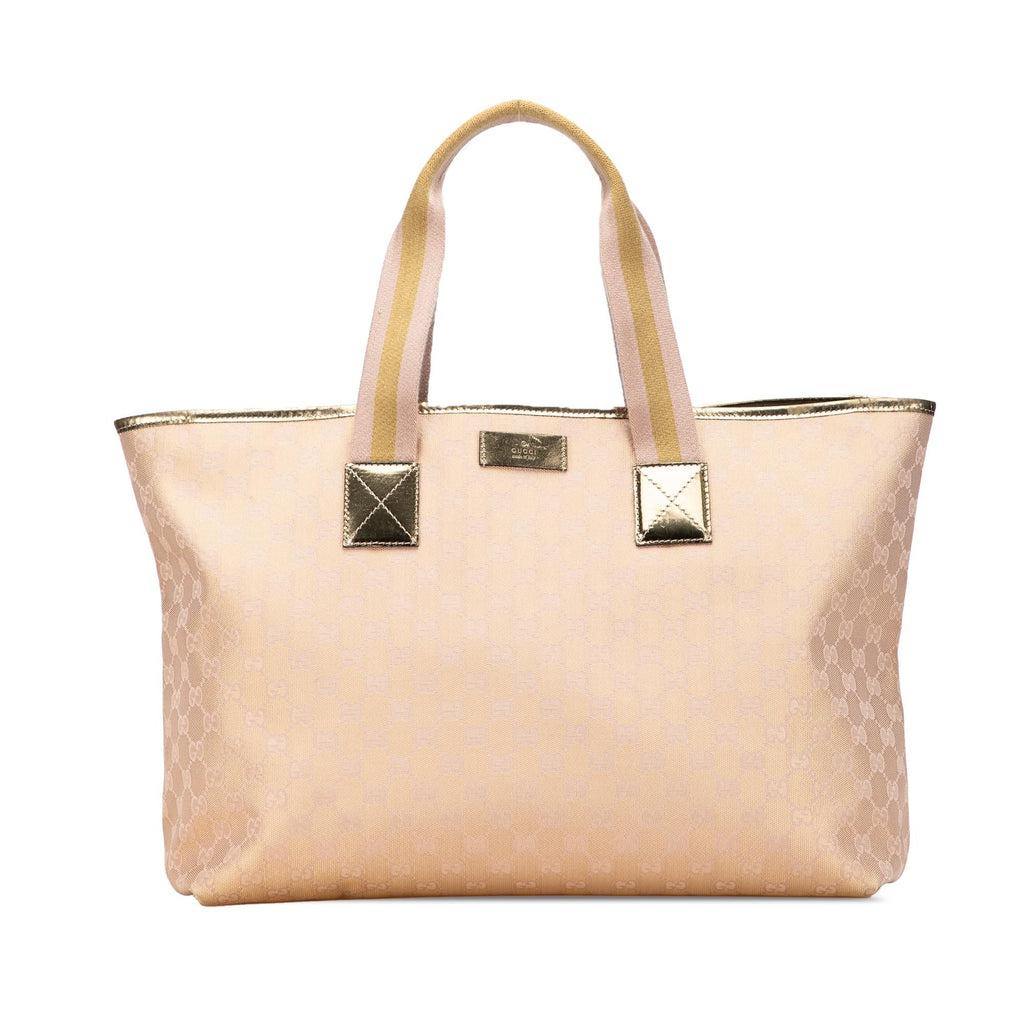 Gucci GG Canvas Web Tote
