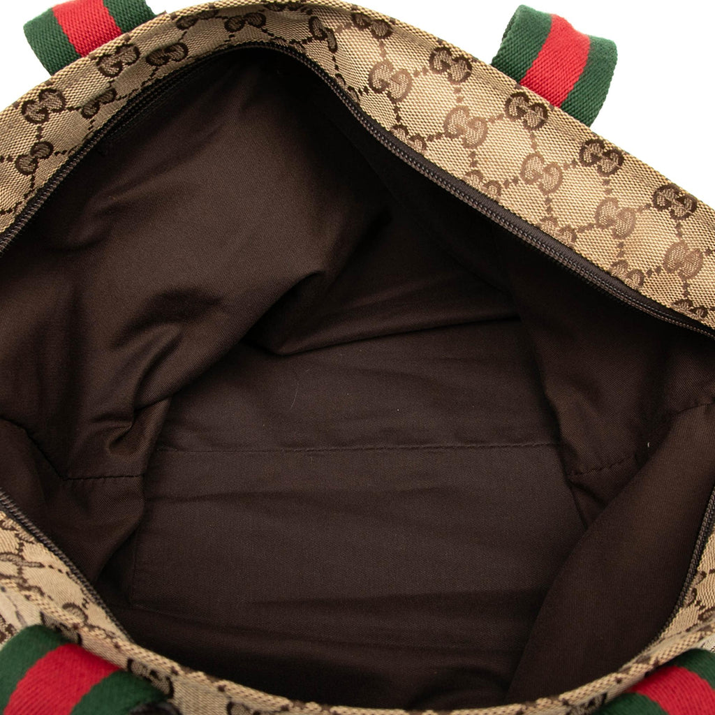 Gucci GG Canvas Web Tote