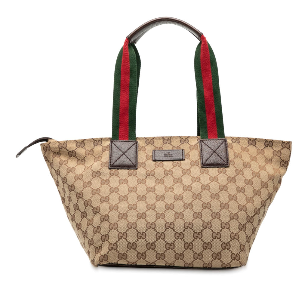 Gucci GG Canvas Web Tote