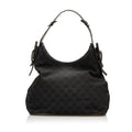 Gucci GG Canvas Wooden Accent Hobo (SHG-35943)