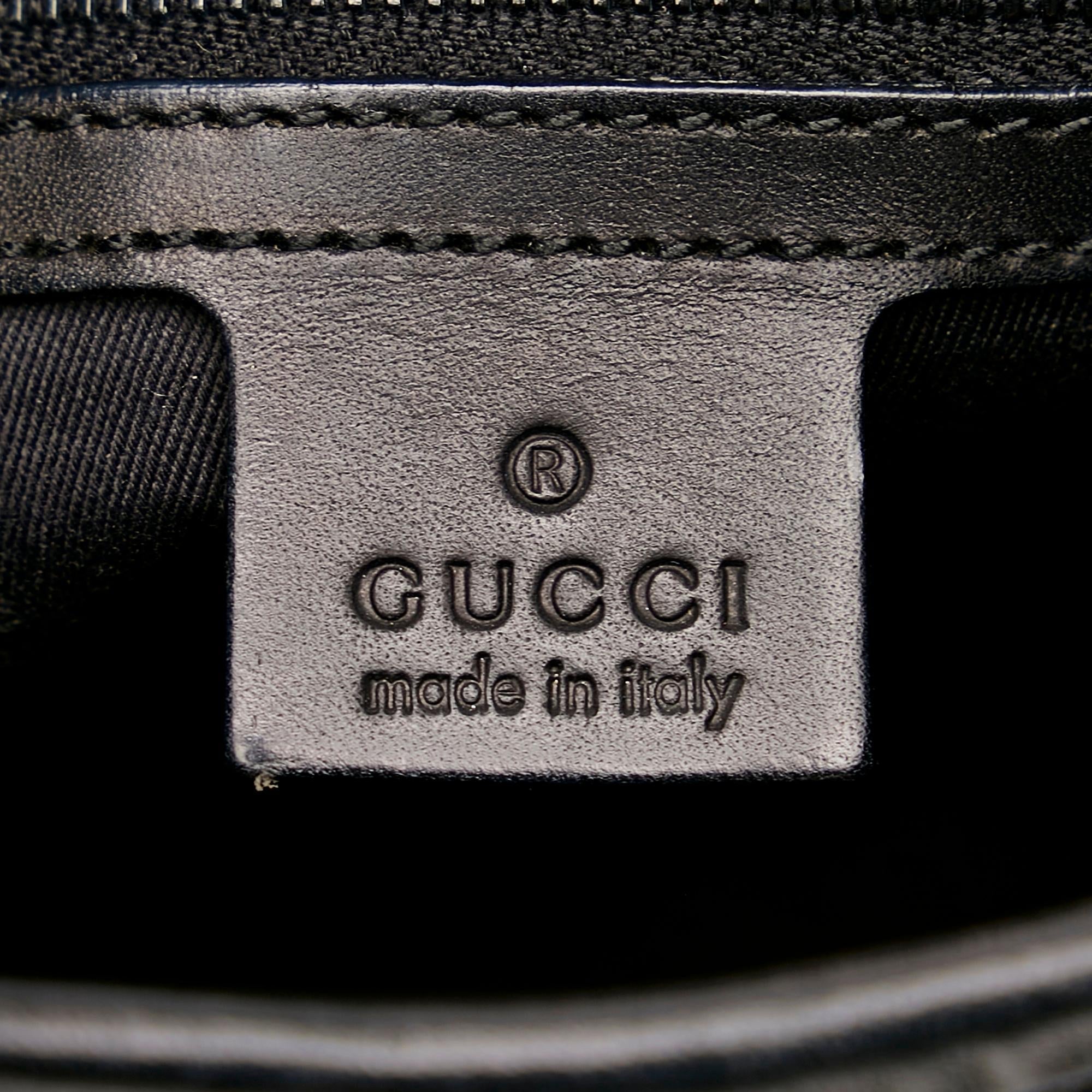 Gucci GG Canvas Wooden Accent Hobo (SHG-35943)