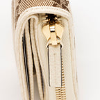 Gucci GG Canvas Zip Around Compact Wallet (SHF-p3f4tY)