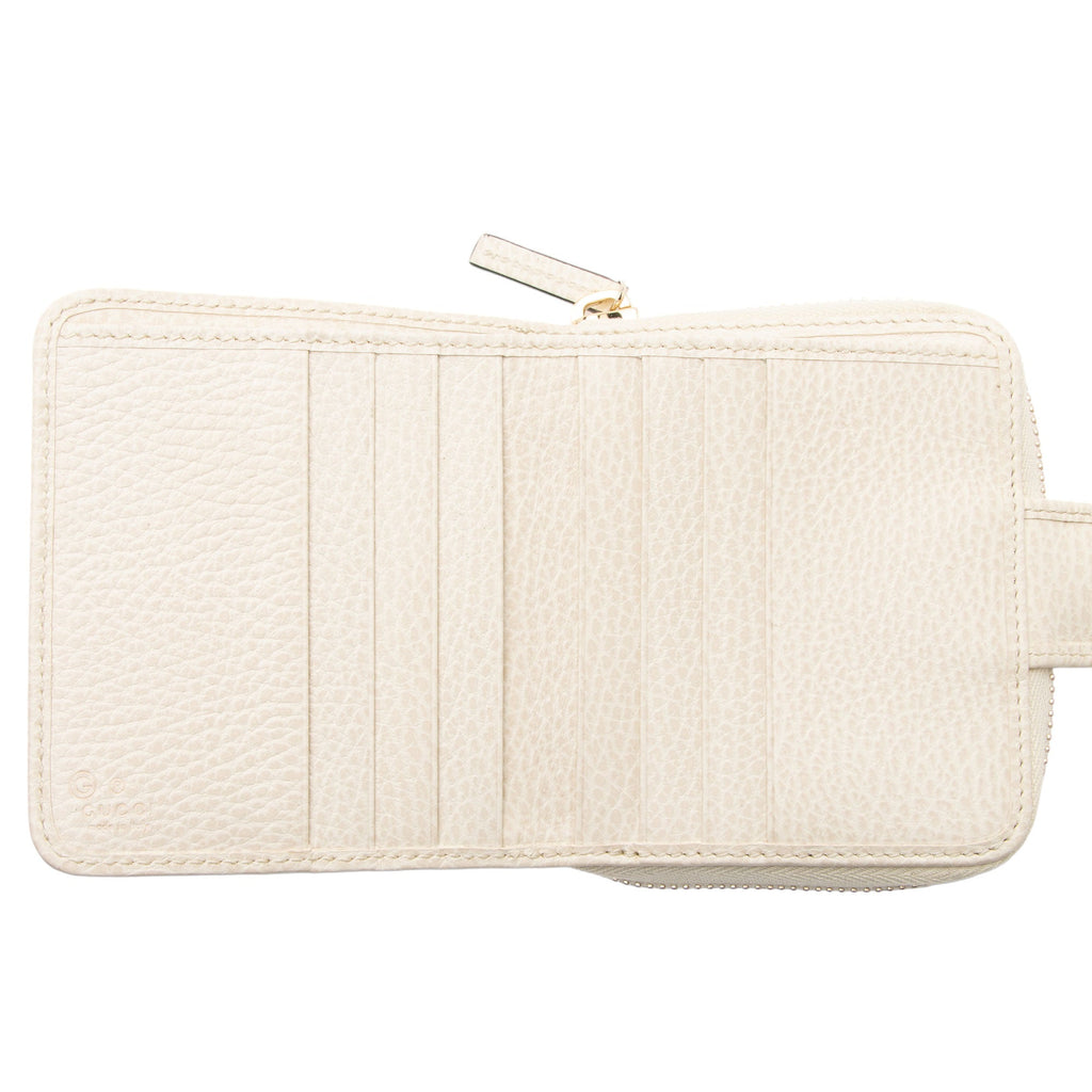 Gucci GG Canvas Zip Around Compact Wallet (SHF-p3f4tY)