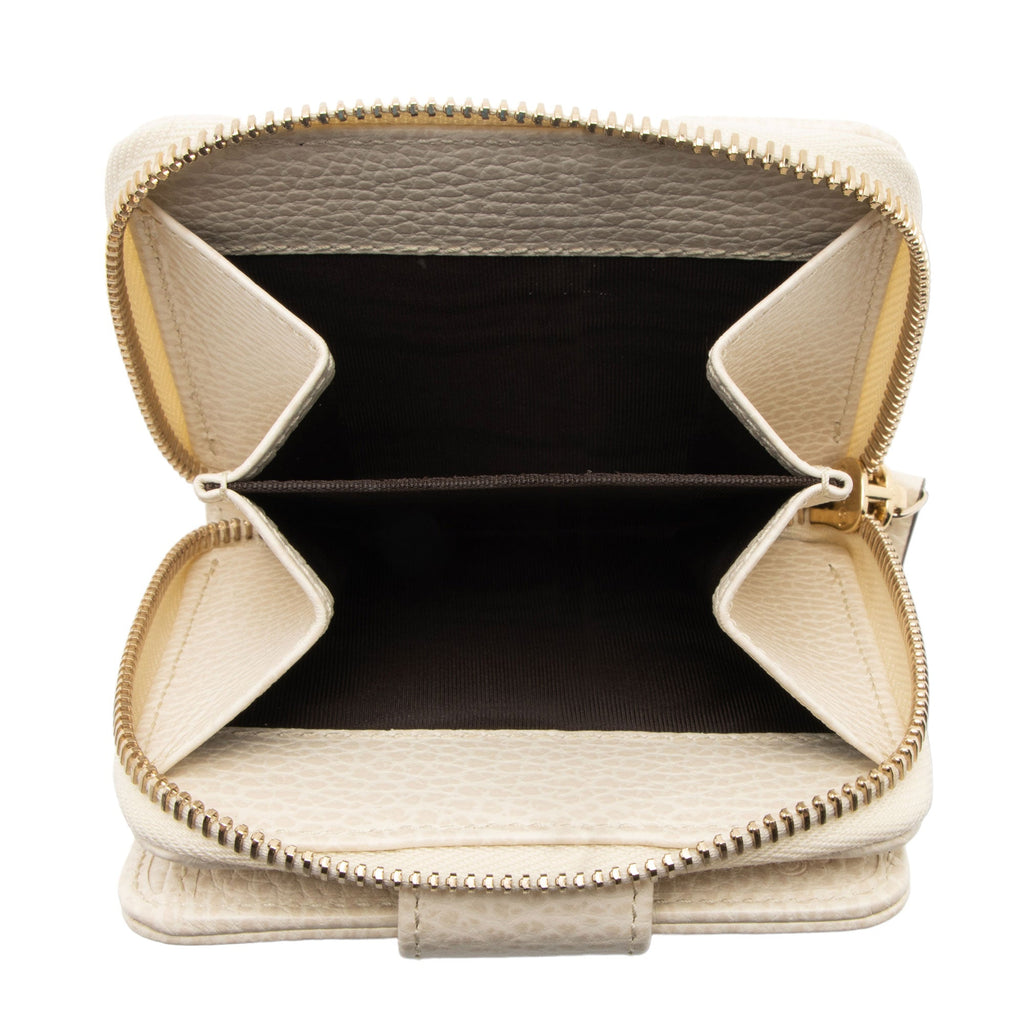 Gucci GG Canvas Zip Around Compact Wallet (SHF-p3f4tY)