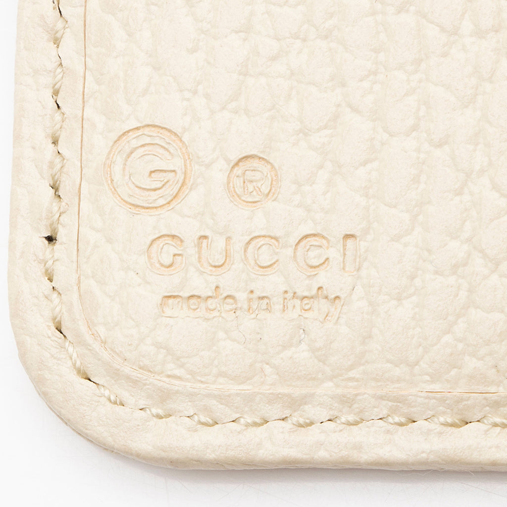 Gucci GG Canvas Zip Around Compact Wallet