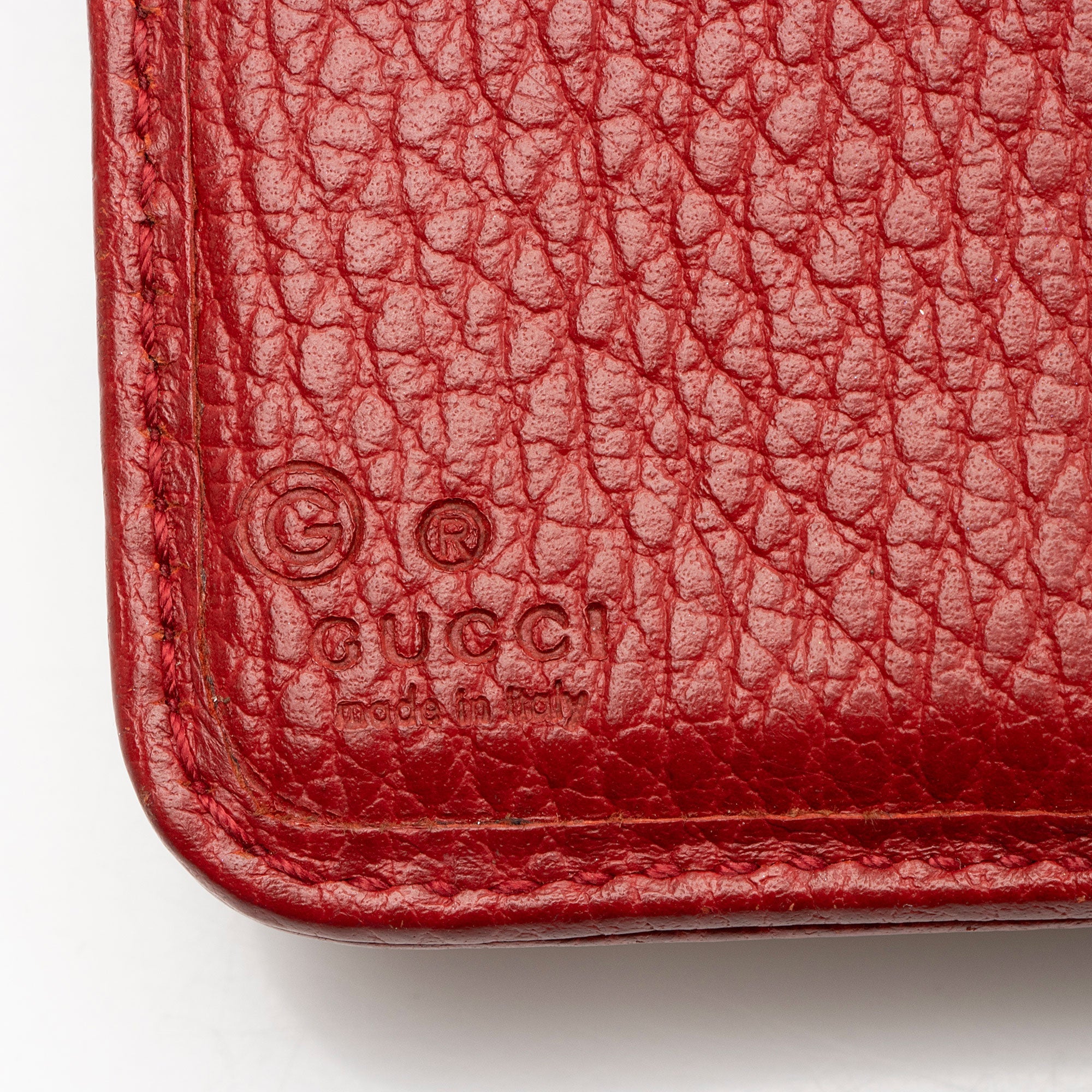 Gucci GG Canvas Zip Around Compact Wallet
