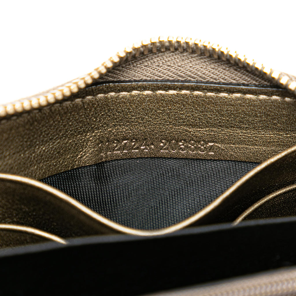 Gucci GG Canvas Zip Around Long Wallet (SHG-1oORUP)