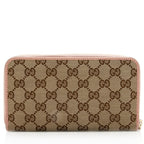 Gucci GG Canvas Zip Around Wallet (SHF-18686)