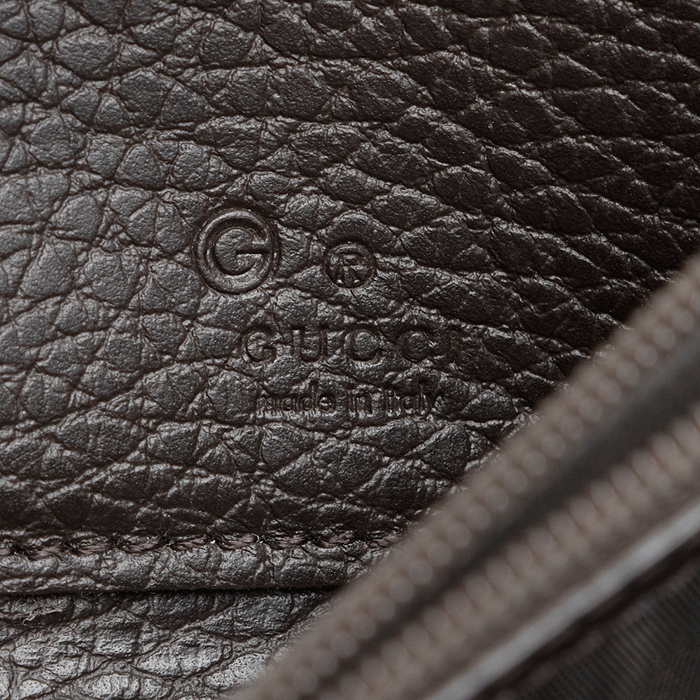 Gucci GG Canvas Zip Around Wallet (SHF-21327)