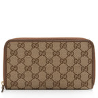 Gucci GG Canvas Zip Around Wallet (SHF-UhAy8j)