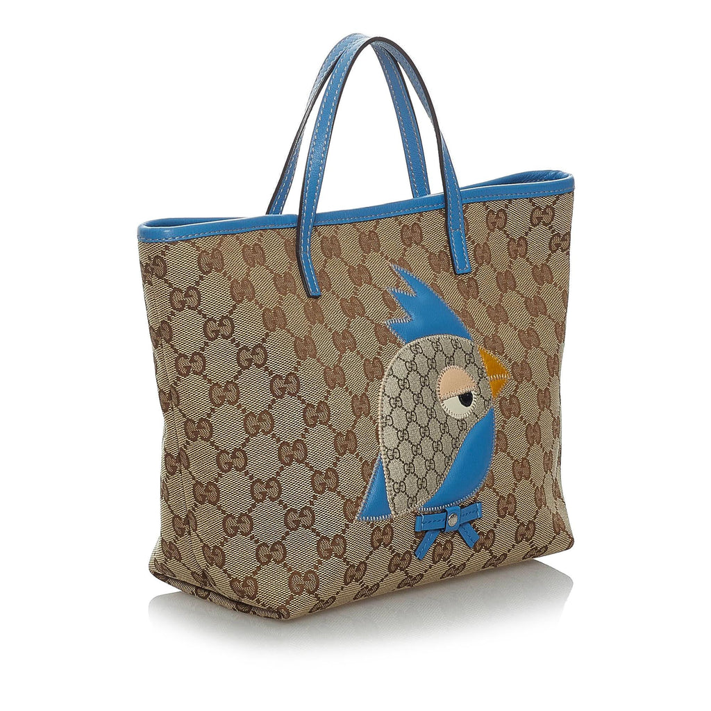 Gucci GG Canvas Zoo Tote Bag (SHG-29445)