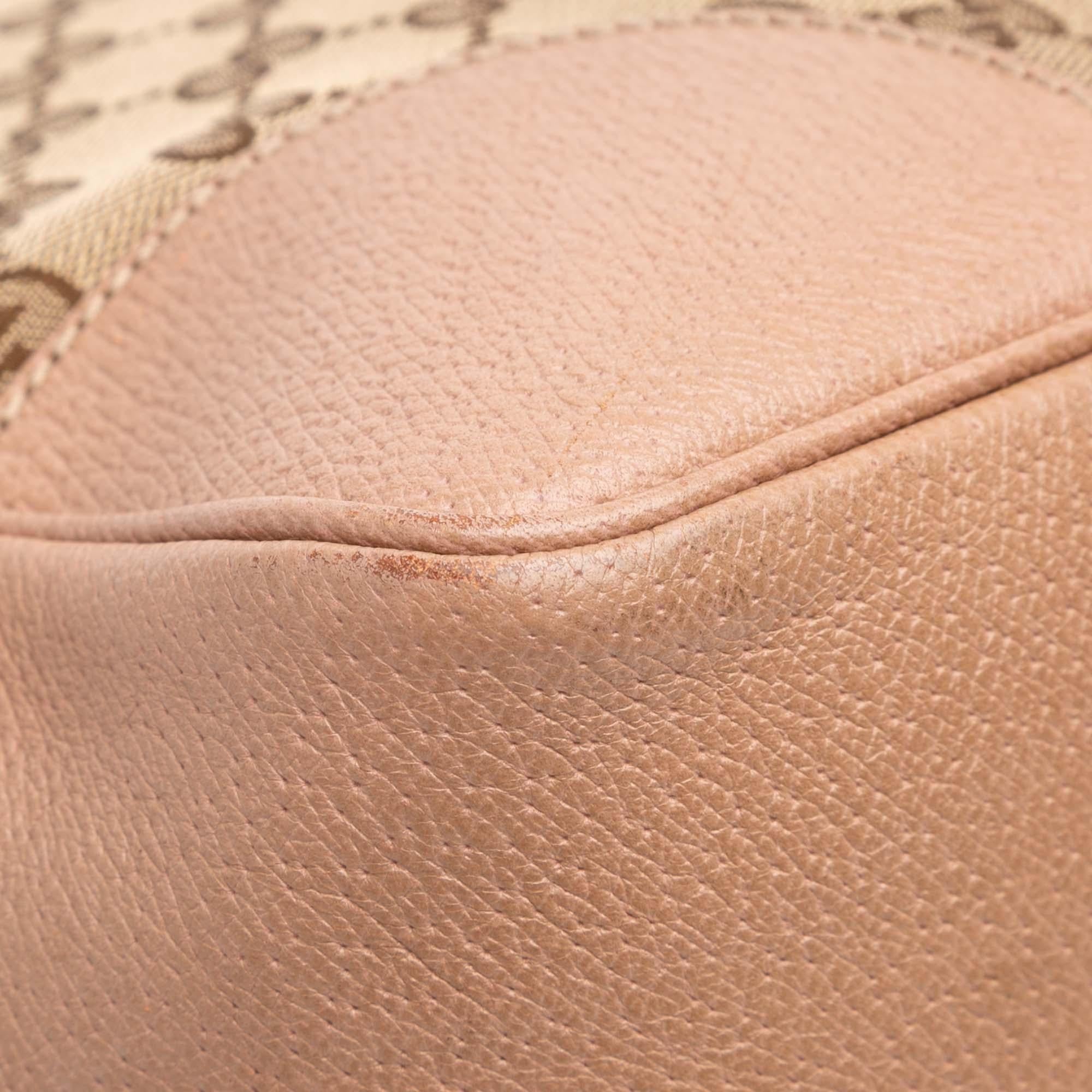 Gucci GG Canvas and Leather Bree Tote