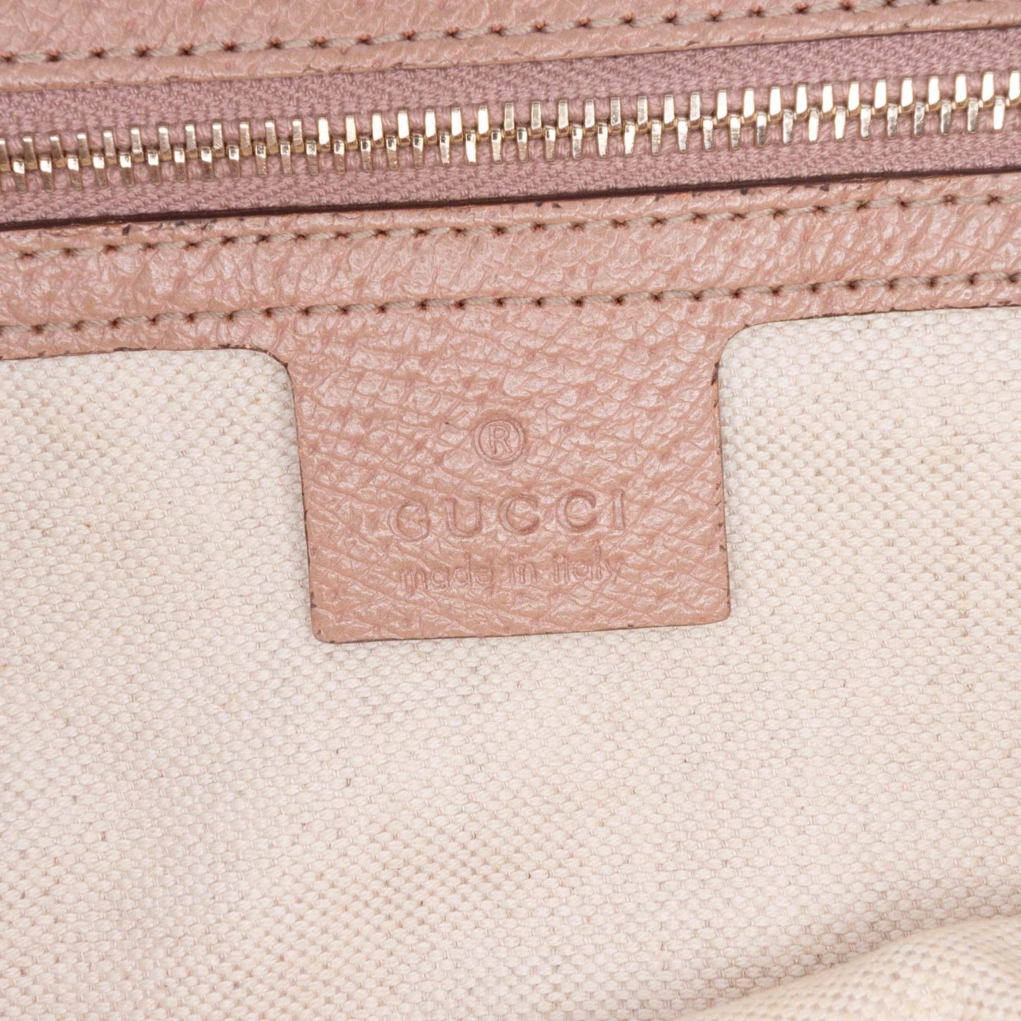 Gucci GG Canvas and Leather Bree Tote