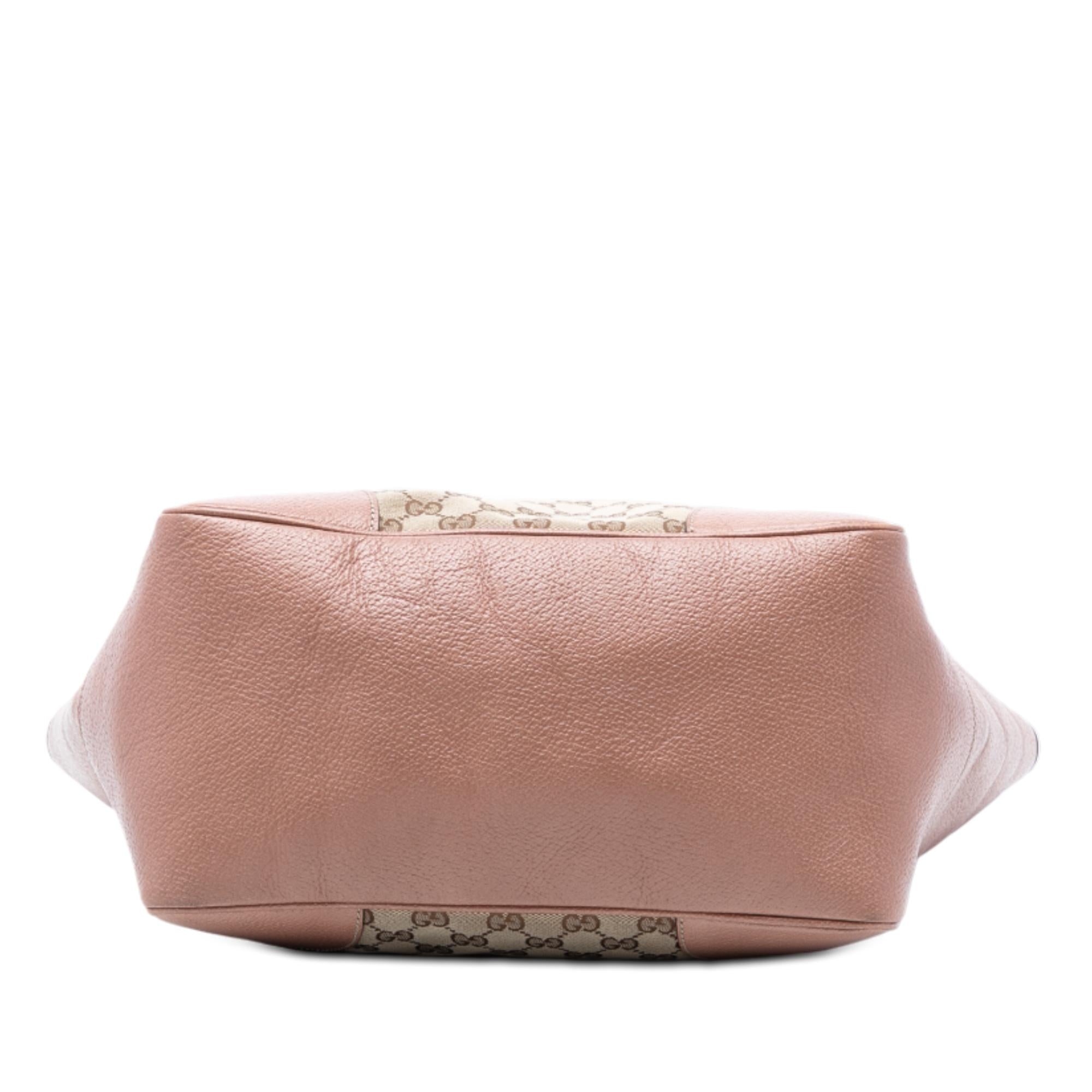 Gucci GG Canvas and Leather Bree Tote